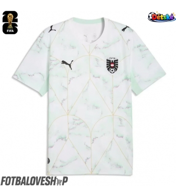 Rakousko Dětské Venkovní Dres MS 2026 Krátký Rukáv (+ trenýrky)